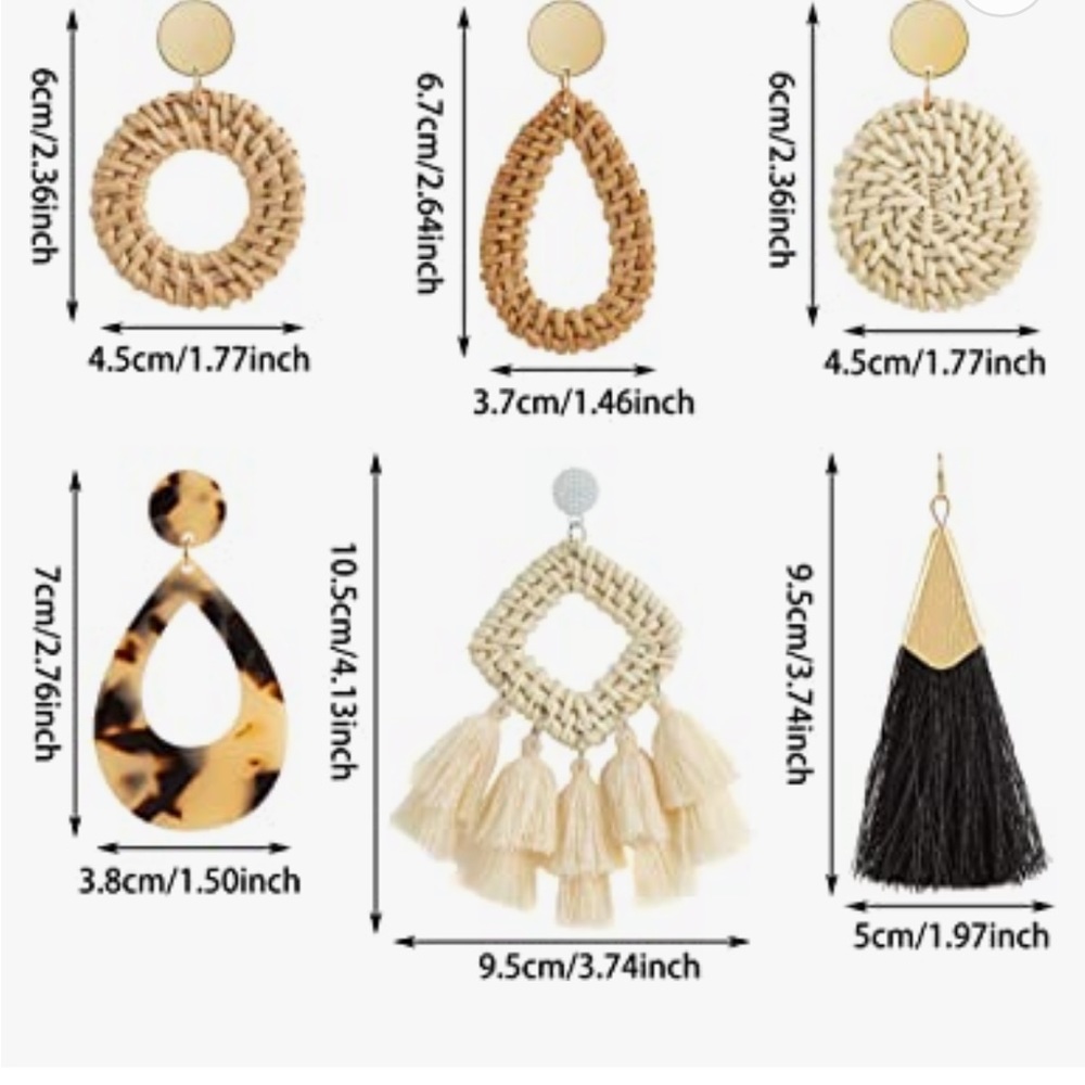 Summer earrings ❤️‍🔥❤️‍🔥 - Picture 2 of 15